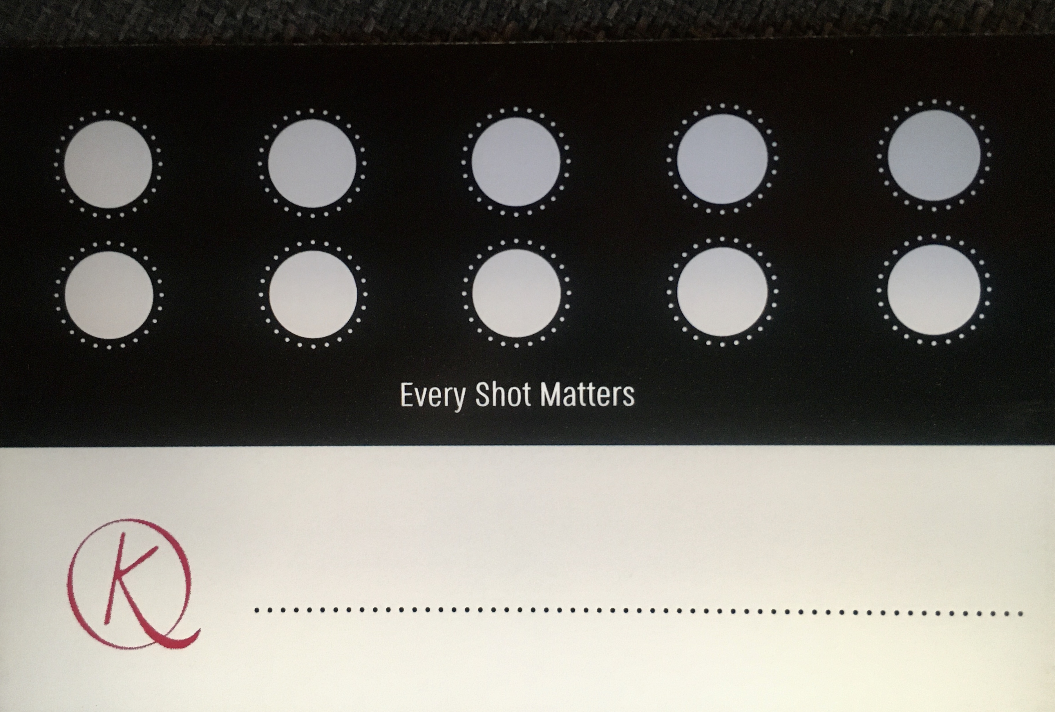 Every Shot Matters –> Even the Worst&nbsp;Ones